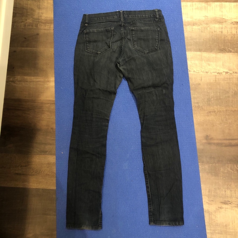Dark Rinse Low Rise Jeans - Picture 2 of 2